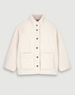 Hartford Teddy Fleece Cream Jacket