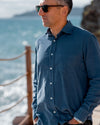 Hartford Jean Denim Blue cord shirt