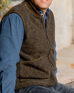 Hartford Theo Khaki Wool Vest