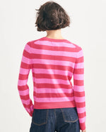 Jumper 1234 Watermelon and Pink Stripe Crew Neck