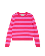 Jumper 1234 Watermelon and Pink Stripe Crew Neck