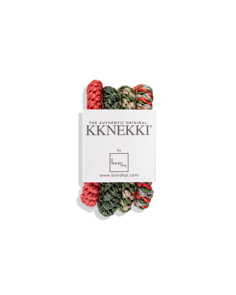 KKNEKKI Chunky Bundle Coral And Green