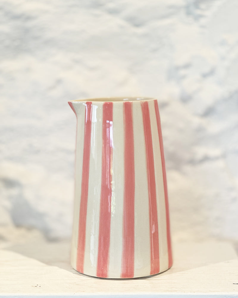 Musango Rose Stripe Jug