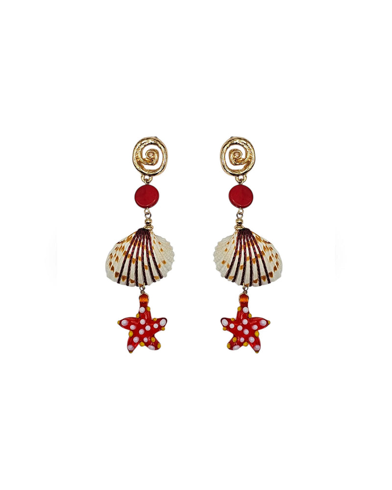 Shell & Starfish Earrings