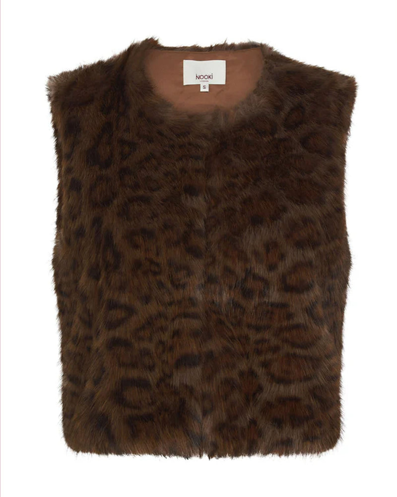 Nooki Edelweiss Leo Fur Gilet