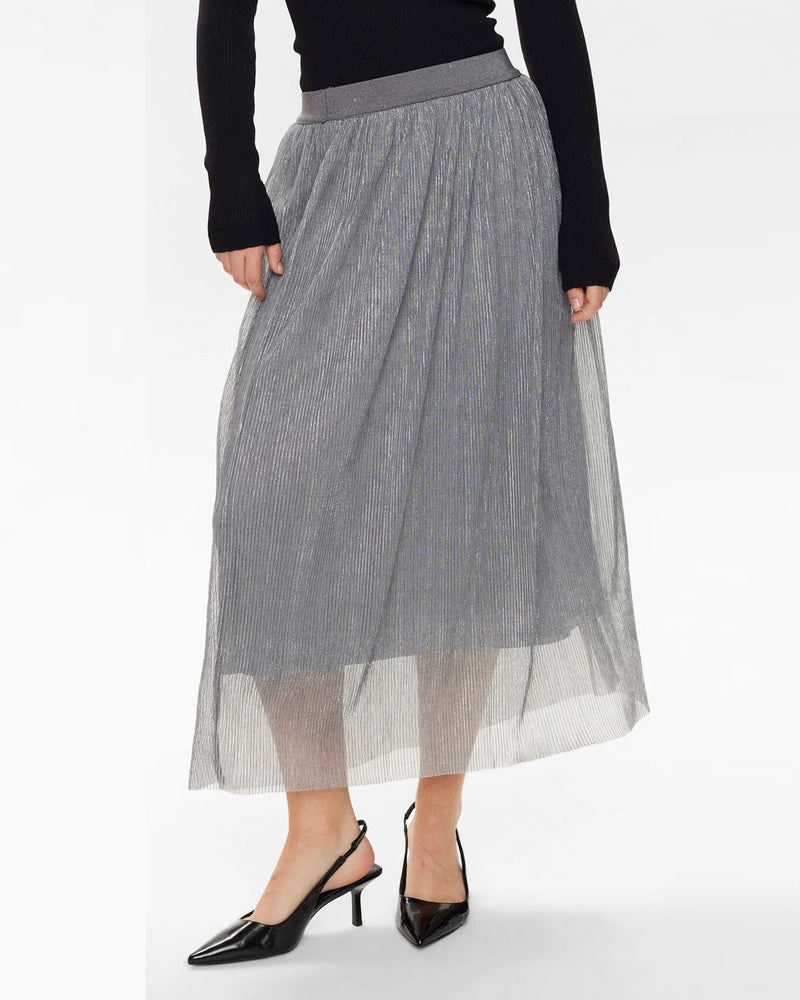 Numph Nusea Silver Skirt