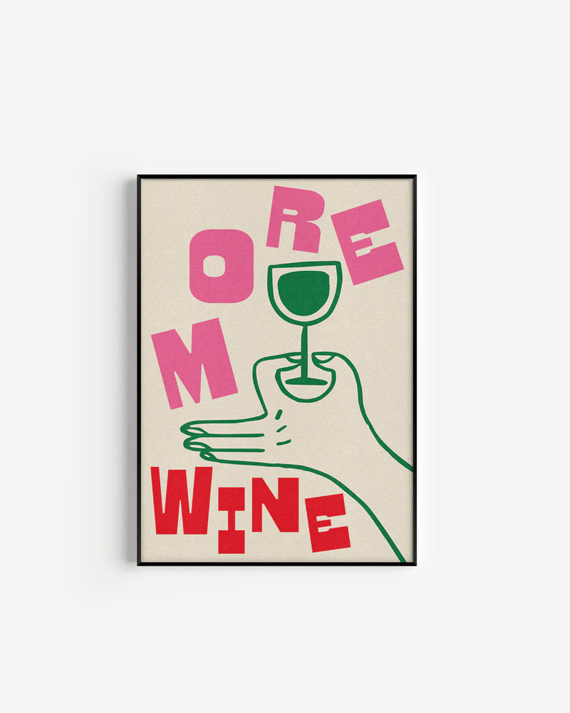 More Wine Print