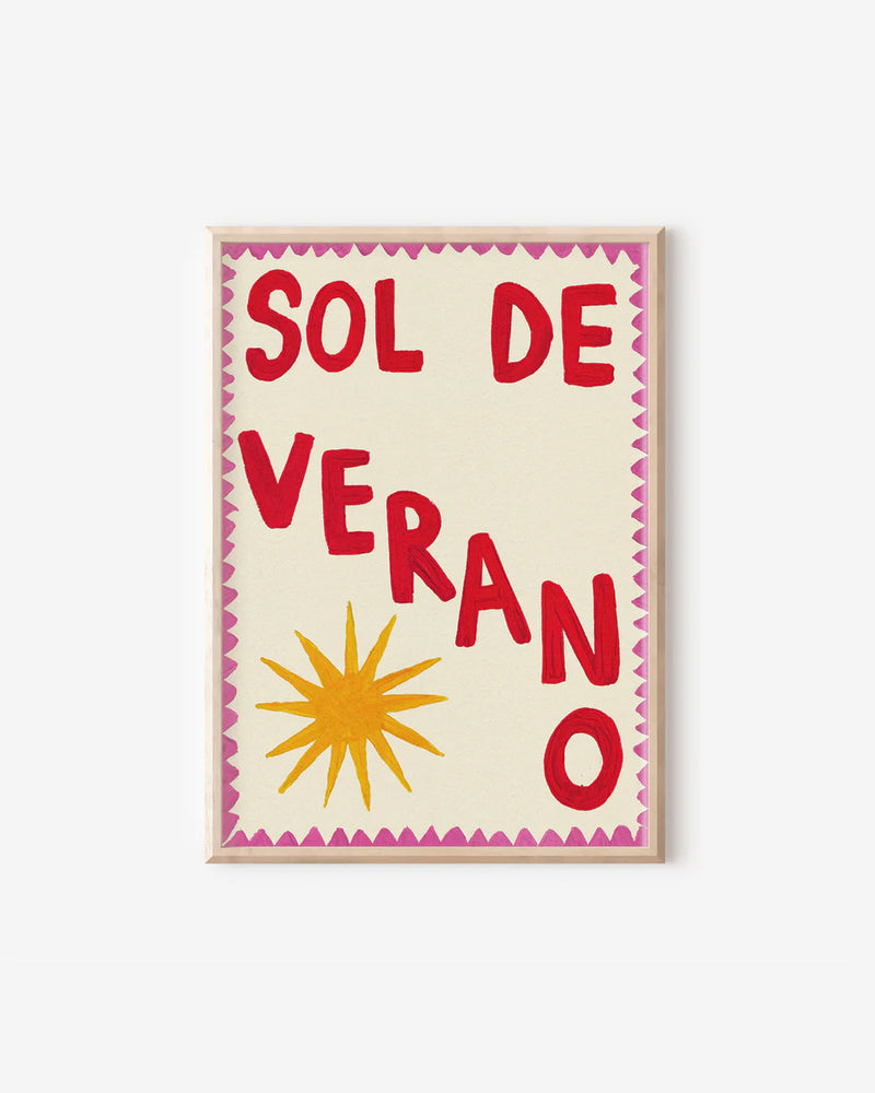 Sol De Verano A4 Printk