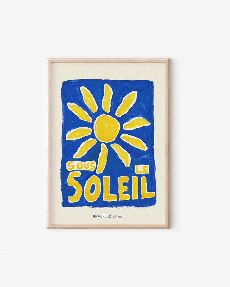 Sous Le Soleil A4 Print