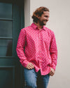 Aloft Pink Radiance Flower Beach Shirt