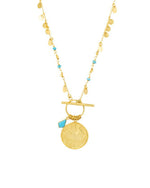Ashiana Blaze Gold chain and coin necklace