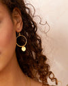 Dominique Mini Hoop & Coin Earrings