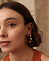 Lourdes Star Hoop Earrings