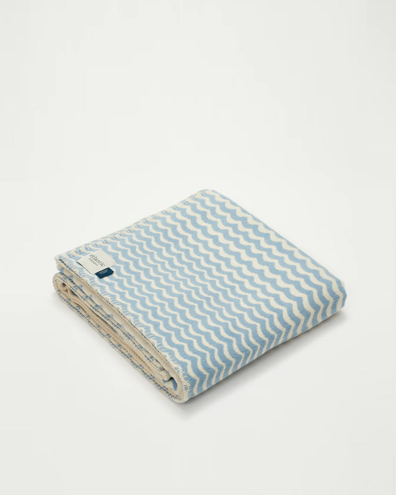 Recycled Cotton Blue Swell Blanket