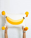 Banana Embroidered Cushion