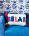 Relax Embroidered Cushion