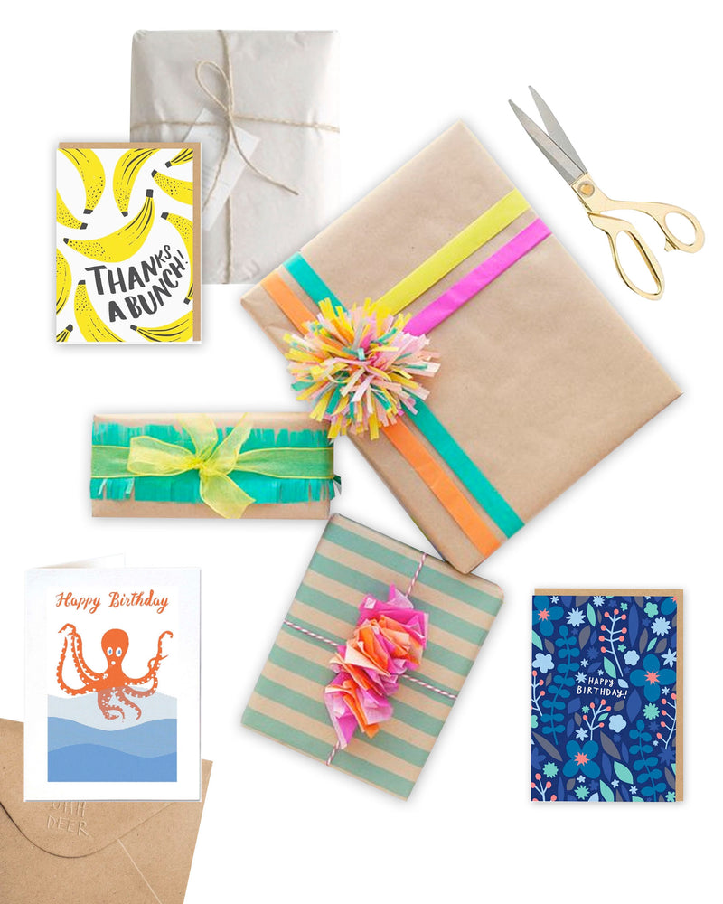 Gift wrap and Card
