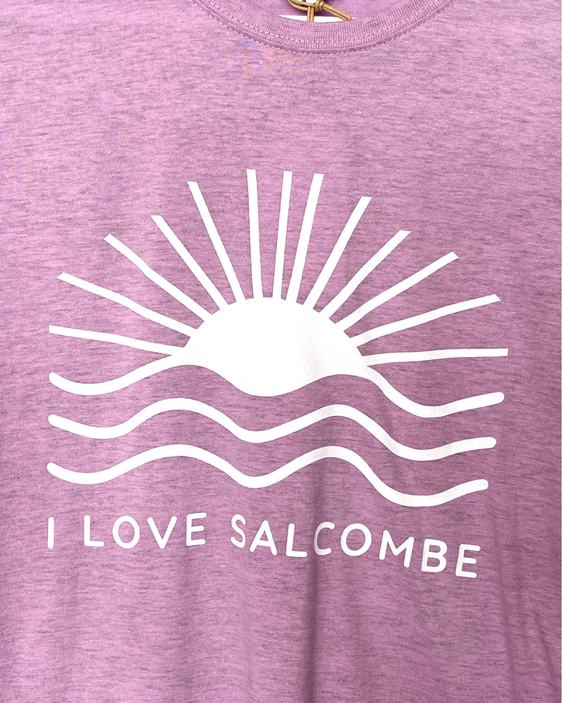 I Love Salcombe Adult Graphic Tshirt