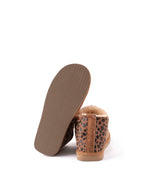 Annie Leopard and Chestnut Slippers