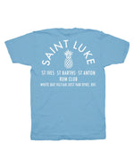 SAINT LUKE Rum Club T-Shirt Pale Blue